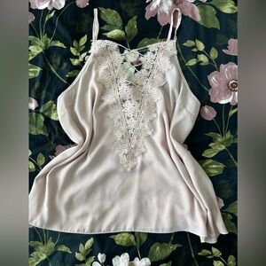 Charlotte Russe Blush Pink Camisole